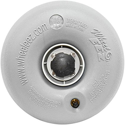 WheelEEZ 300mm Balloon Wheel Twist Lock – for Beach Wheelchairs, Carts & Wagons, 55kg Load, 12.7mm Hub Bore, 180mm Tread
