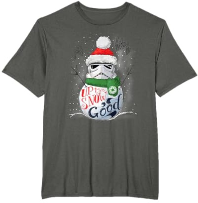 Star Wars Stormtrooper Up to Snow Good Funny Holiday T-Shirt
