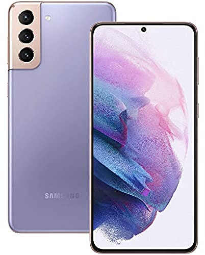 Samsung Smartphone Galaxy S21+ 5G, Display 6.7 Dynamic AMOLED 2X, 3 fotocamere posteriori, 256 GB, RAM 8GB, Batteria 4800mAh, Dual SIM + eSIM, (2021) [Versione Italiana], Viola (Phantom Violet)