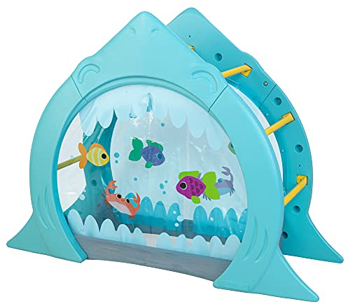 KidKraft Shark Escape Outdoor Klettergerüst für Kleinkinder, Bällebad oder Sandkiste, Outdoor-Spiele für Kinder, Gartenspielzeug, 20081