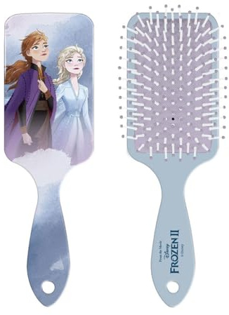 Frozen II Haarbürste für Mädchen und Frauen, Kamm zum Entwirren, Prinzessinnen Elsa und Anna