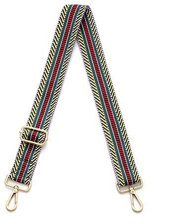 Senral Verstellbarer Schultergurt 3.8cm Breiter Taschengurt Bunter Handtaschen Schulterriemen Taschengurte Zum Wechseln 80-140cm Schultergurt für Damen Taschen DIY Zubehör
