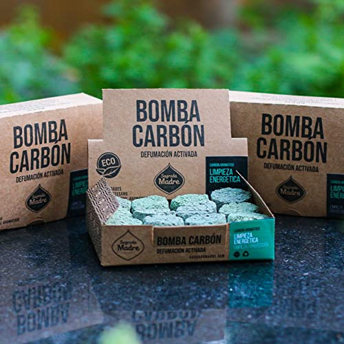 Sagrada Madre, Bomba Carbón De Defumación Activada De Limpieza Energética, CARBONES, 24 Unidades