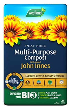 Westland Multi Purpose Compost with John Innes Peat Free 25L (10100177)