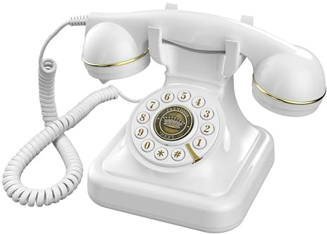 Audio Guest Book Wedding Phone can Record Customized Audio Guest Books for Weddings, banquets and Parties, and it Supports Playing Guests' Voice Message Information on The Device Itself.White