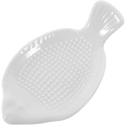 VERDANVERSE Plato Rallador De Cerámica Forma De Para Ajo y Jengibre Utensilio De Cocina Compacto y Fácil De Usar Para Condimentos y Preparación De Alimentos