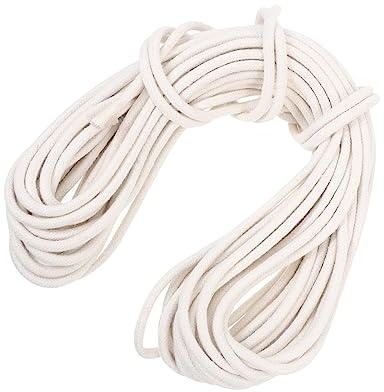 Warmhm Cotton Flagpole Replacement Rope 6mm Thick Outdoor Flagpole Hanging Line 20m Length for Garden and Outdoor Use