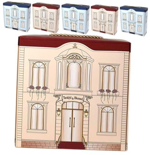 OATIPHO 6stücke Papier Geschenkschachteln Hochzeit Party Süßigkeiten Verpackung Boxen Kekse Behälter Kreativ Für Feste Und Themenpartys
