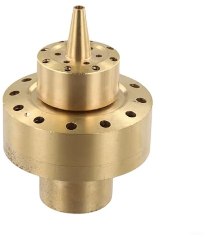 Ugello per fontana da giardino e stagno DN25 Costruzione in ottone che crea attraenti modelli d'acqua per progetti di irrigazione e paesaggistica all'aperto