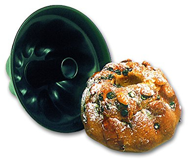Moule à Kouglof Exopan Professionnel 200 mm de Diamètre - La Brunoise - Traditionnel Kouglof - Vert