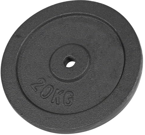 Sport-Tec Hantelscheibe aus Gußeisen 0,5kg bis 20kg, Bohrung Ø 3cm, Stück