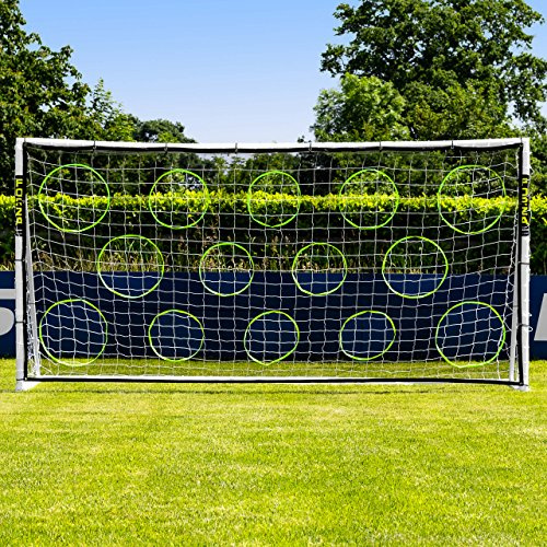 FORZA Fotboll målvaktduk [9 Storlekar] | Fotbollsutrustning – Målduk för prickskytte | Avtagbara träningsnät för målskytte | MÅL INGÅR INTE (3,7m x 1,8m)