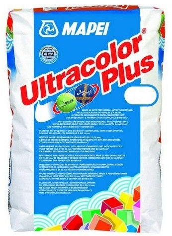Mapei - Mortero cementoso para juntas Ultracolor Plus, 5 kg, color chocolate / 144