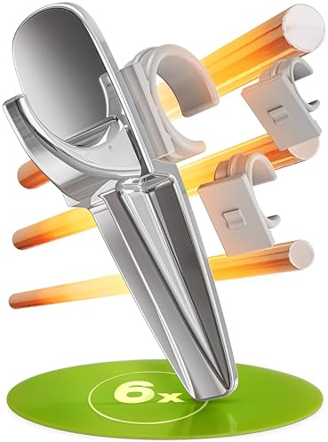 Porte-serviettes – Made in Germany – Crochets de radiateur circulaire d'origine pour serviettes de bain (chrome), lot de 6