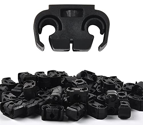 OTUAYAUTO 50 Stück Bremsleitung Halter, Bremsleitung Clip für alle 4 | 75 mm Bremsschlauch 811611797