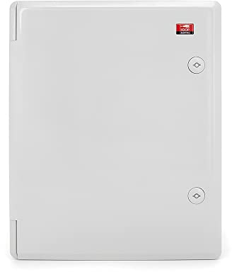 KOOP ELEKTRO Armadio di controllo industriale IP65, piastra di montaggio zincata, con guarnizione perimetrale, alloggiamento vuoto, in plastica ABS, Grigio Chiaro 420 x 520 x 190 cm, 42 x 52 x 19 cm