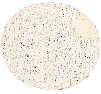 Angoily 5pièces Éponge Luffa Naturelle Pads Exfoliants Pour Bain De Scrubber Pour Homme Et Femme