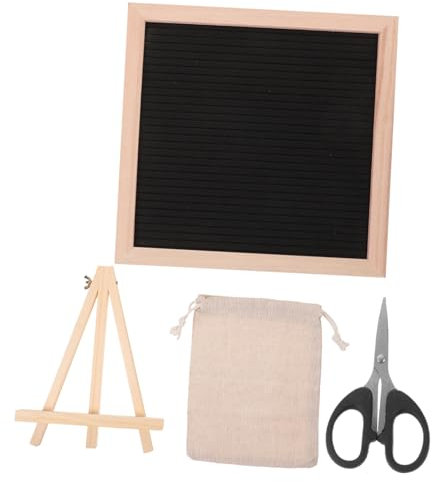 NUOBESTY 1 Satz speisekarte briefbrett aus holz brief-Message-Board zeichenbrett Schere praktisches Memoboard Briefbrett Zeichen Schreibtisch Nachrichtentafel das Schild Notiztafel gefühlt