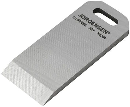 JORGENSEN Mini lama dell'aereo del blocco per la mini pialla di legno No.101, alta durezza
