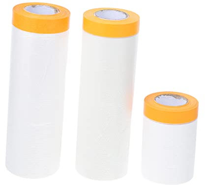 WATIIFUFU 3rollen Karo Abdeckpapier Zum Lackieren Auto-abdeckpapier Abdeckpapier Für Autolack Und Geräte Abdeckfolie Für Möbel Und Fußleisten