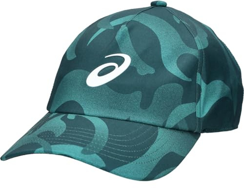 ASICS Baseballkappe aus Polyester, Unisex, Saxon Green, large