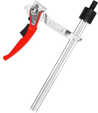 Sharplace Quick Ratchet Bench Clamp Table Clamp Quick Grip Carpentry Fixture Securing Quick Release Fixing Clamp Welding Hold Down Clip, Dia 16mm