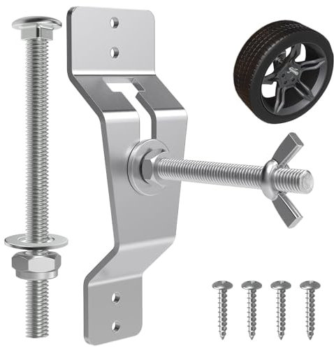 Xujuika Soporte Rueda Repuesto Coche | Soporte De Pared para Neumáticos | Soporte Ruedas Coche Pared | Soporte Rueda De Repuesto Remolque para Vehículos, Carga, Furgonetas Y Remolques