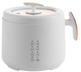 QWAXTRIW Mini Olla Arrocera Dos con Hogar Inteligente Eléctrico Multifuncional 1.6L Pequeño