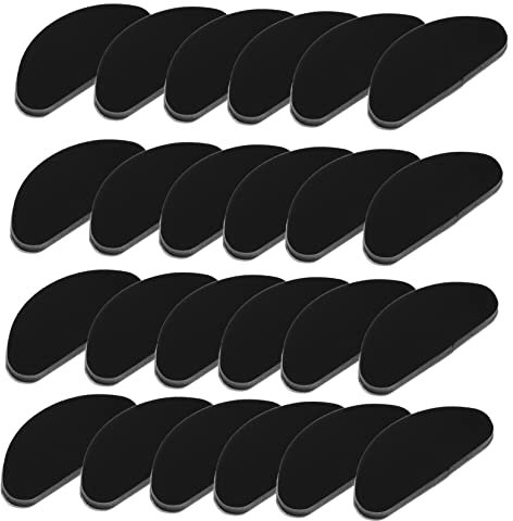 SECFOU 30stücke Silikon Nasenpads Für Brillen Rutschfeste Brillenpolster Für Optimalen Tragekomfort Kompatibel Mit Sonnenbrillen Und Optischen Rahmen
