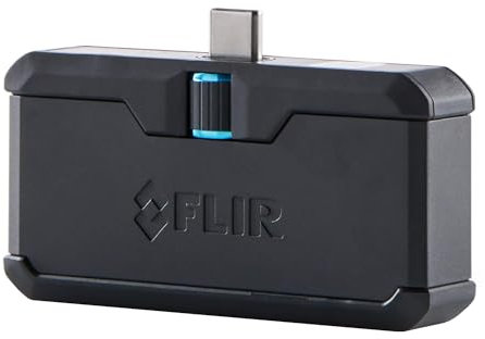 FLIR ONE Pro - Thermal Imaging Camera for iOS Smartphones (iPhone 15 and Newer w/USB-C), 320x240 Super Resolution (160x120 native IR)