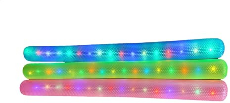 Aufblasbare Pool Nudel mit LED ~165x17 cm (Blau)