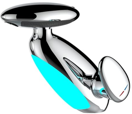 Costye Miscelatore Bagno Lavabo con Doccetta Estraibile A 4 modalità Acqua Calda/Fredda Doccetta per Lavandino Bagno Rubinetto per Lavabo con Getto Superiore per Lavarsi I Denti E Il Viso