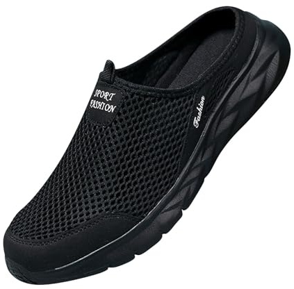 Pantofole ortopediche da uomo, zoccoli e pantofole da uomo, comode in rete, traspiranti, con suola morbida, per lo sport, a piedi nudi, estive, slippers 1