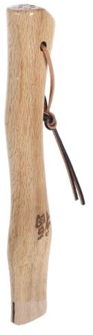 BESPORTBLE Manico in Legno di Ricambio Costruzione Affidabile Forma Ergonomica Presa Sicura Sostituzione senza Attrezzi per Attività all Aperto