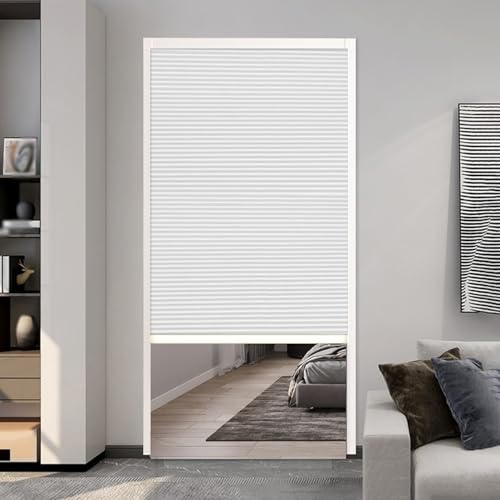 Falttür Falttüren Innentüren Falttüren Zum Herunterziehen (ohne Bohren), Wabenförmige Falttür Kleine Und Große Öffnungen, Mehrfachfalttür für Raumteiler/Dachfensterbeschattung(W105xH200cm/41.3x78.7)