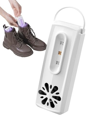 Elektrisk skovärmare – sneaker snabbtorkande maskin, skotorkare med justerbar värme, snabbtorkande skodonenhet, värmare med kompakt design, torkmaskin för klossar hattar 30 cm