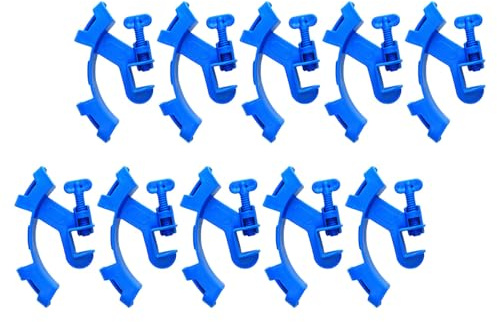 UTHCLO 10pcs Aquarium Water Pipe Clamp Tube Clips Fish Tank Hose Holder Secure Fixing for Thick Aquarium Accessories