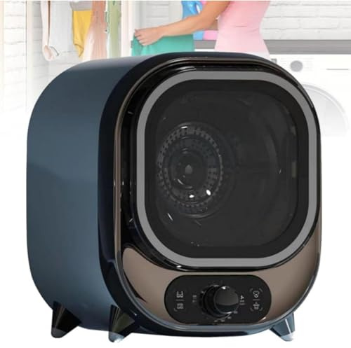 Secadora Pequeña, Centrifugadora Ropa, Condensador Ventilado De 5 Kg, Secadora Centrífuga Portátil Y Compacta, Residencias Estudiantiles Y Espacios Reducidos(Electroplated blue)