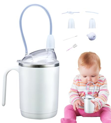 Drinking Cup - Spill Proof Drinking Cup with Straw | for Disabled Patient,Convalescent Ďrinking Çup for Limited Mobility, Swallowing and Disorders People