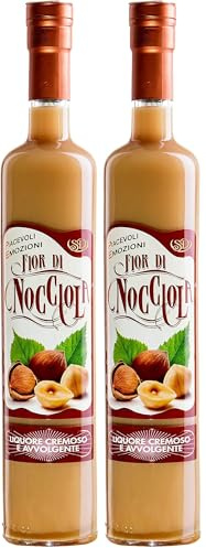 SD Fior di Nocciola liquore cremoso - 500 ml (Confezione da 2)