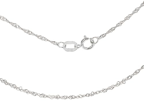 Carissima Gold Damen 9k (375) Gold 1.2mm Diamantschliff Twist Panzerkette