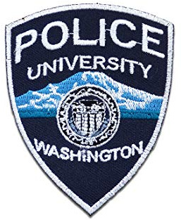 Catch the Patch Police University Polizei Aufnäher zum Aufbügeln Polizei 7 x 8,7 cm Bügelbild für Erwachsene mit Cop Sheriff Statement Vintage, Karneval Fasching Cosplay Halloween Mitbringsel