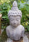 Tête de Bouddha Statue de Jardin Sculpture - Résiste au Gel Effet Pierre