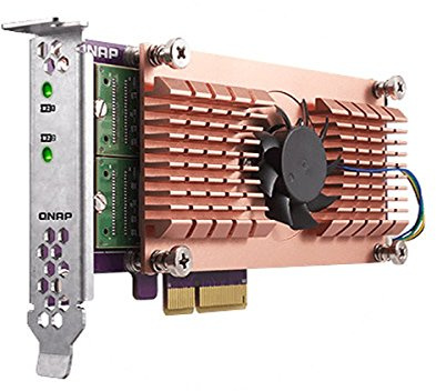 QNAP QM2-2P scheda di interfaccia e adattatore PCIe Interno