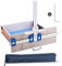 Quick-Set Schranktür-Bohrvorlage für einfache Installation für Griffe und Knöpfe an Türen und Schubladenfronten, schnellste und genaueste Knauf und Zugvorrichtun(Blau-aluminiumlegierung)
