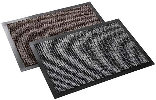 rg-vertrieb Fußmatte Schmutzfangmatte Türmatte Schmutzmatte Sauberlaufmatte Fußabstreifer (60 x 80 cm, grau)