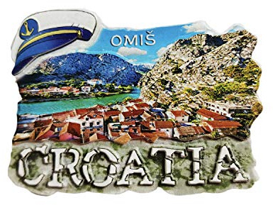 Omis 3D-Kühlschrankmagnet aus Kunstharz, Reise-Souvenirs, handgefertigte Dekoration für Zuhause und Küche, Omis-Kühlschrankmagnet, Sammlung, Geschenk