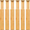 VaeFae Bamboo Drawer Dividers (35.5-48.6 cm) Adjustable Drawer Separators Spring Loaded Drawer Organiser Expandable Divider for Kitchen, Dresser, Bedroom, Bathroom and Office, 6-Pack