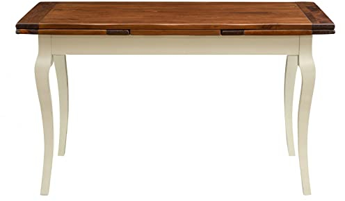 Biscottini Massivt träbord 140 x 80 cm | Utdragbart bord handgjort kök tillverkat i Italien