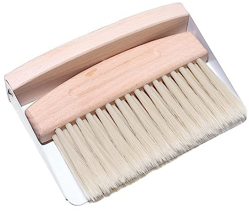 Ensemble pelle et balayette, balai de table, mini pelle à poussière et balayette, mini pelle et balayette, balai à main avec pelle à poussière, brosse de table, brosse ramasse-miettes (blanc)